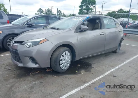 2016 Toyota Corolla Le from USA, damaged, VIN 2T1BURHE2GC744040